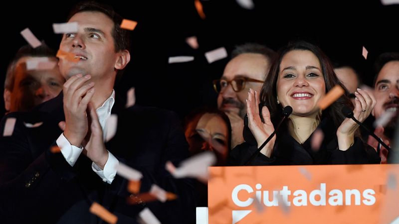 Arrimadas celebra una victoria histrica: "La mayora social de Catalua est a favor de permanecer en Espaa"