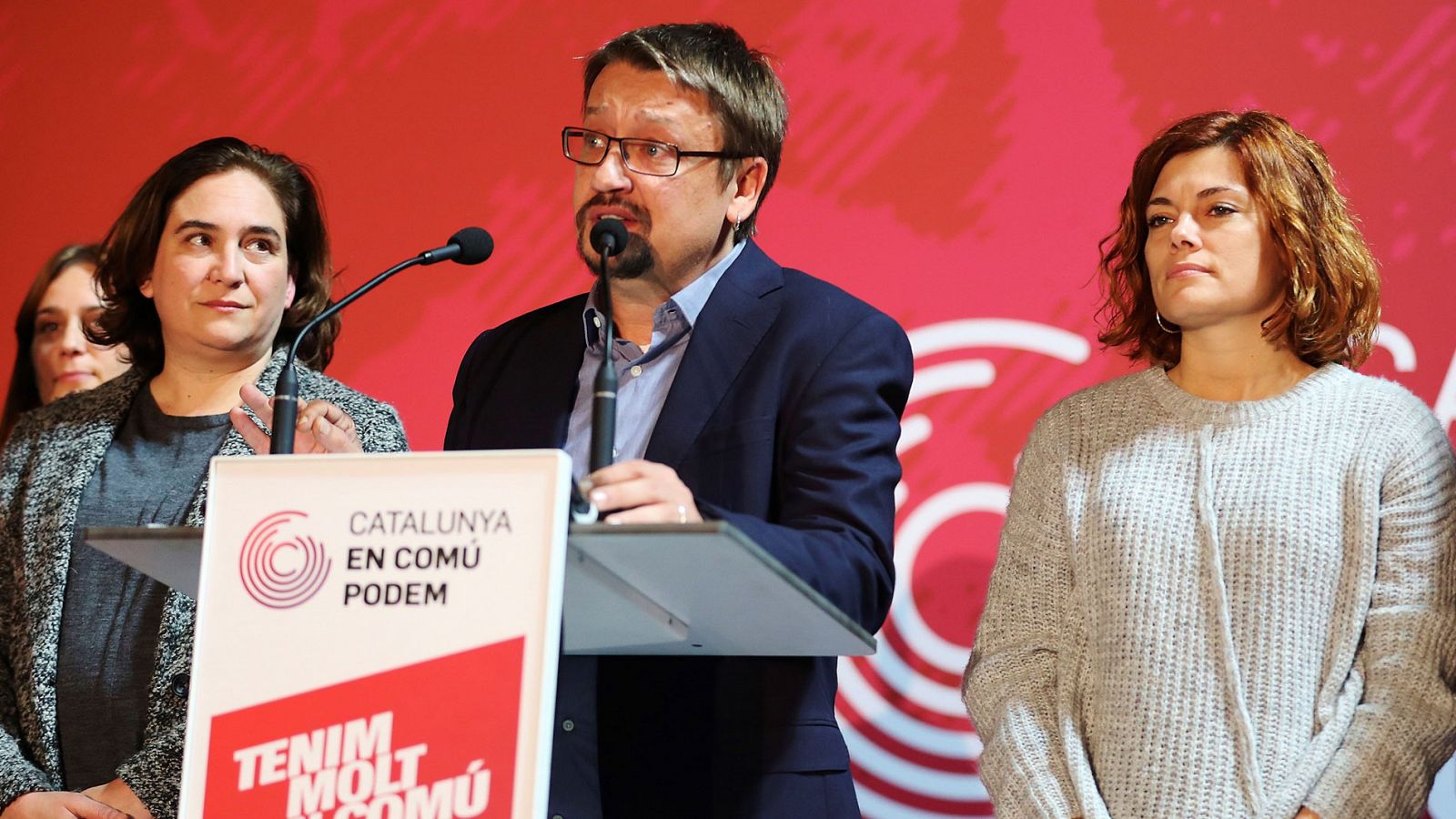 Elecciones catalanas: Domènech reconoce que los resultados del 21D "no son los querían y esperaban"