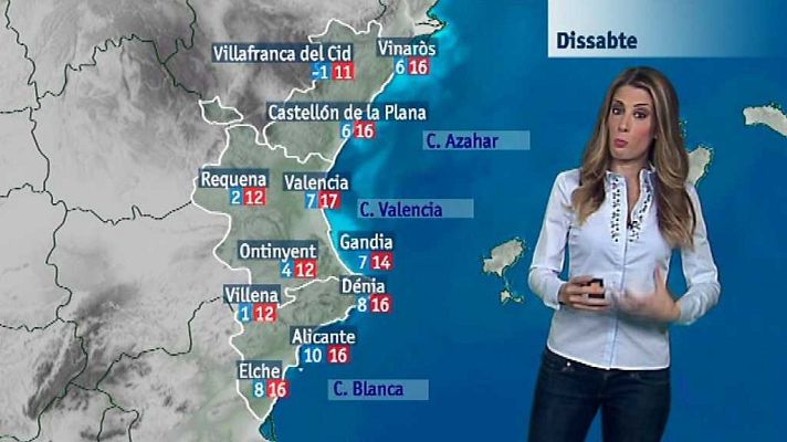 L'informatiu - Comunitat Valenciana - El tiempo en la Comunidad Valenciana - 22/12/17