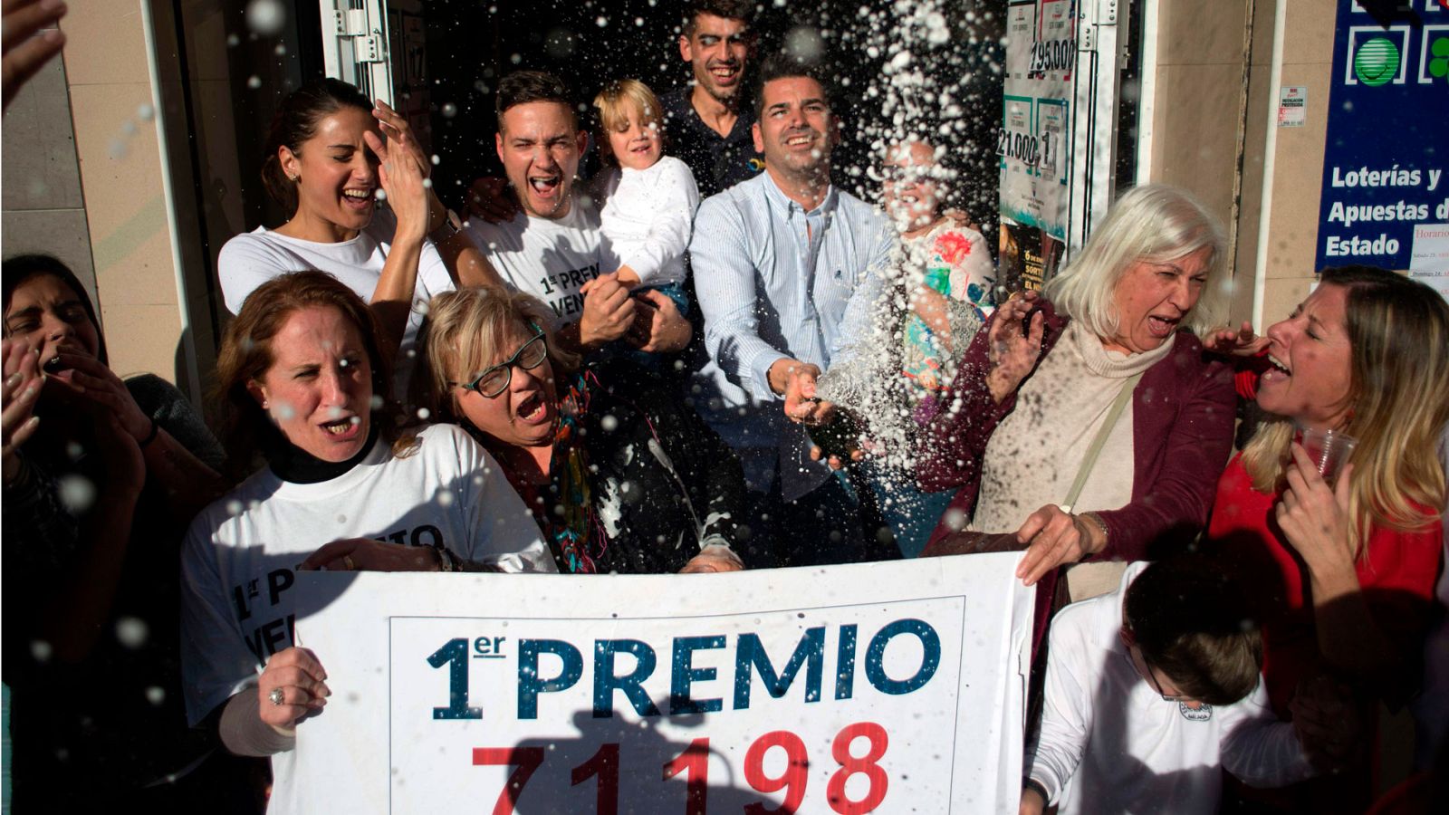 El Gordo deja en Málaga más de 128 millones de euros