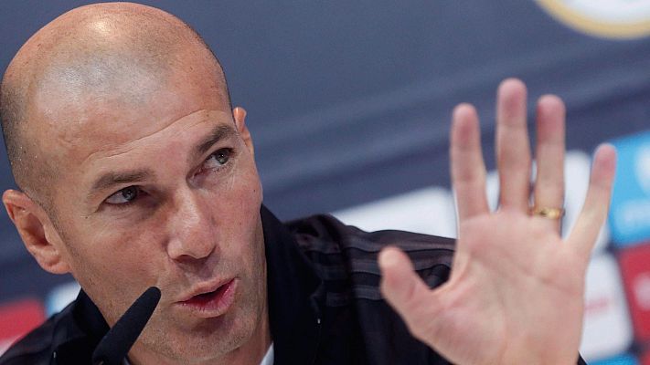 Telediario 1 - Zidane confirma el buen estado de Cristiano, que estará en el Clásico