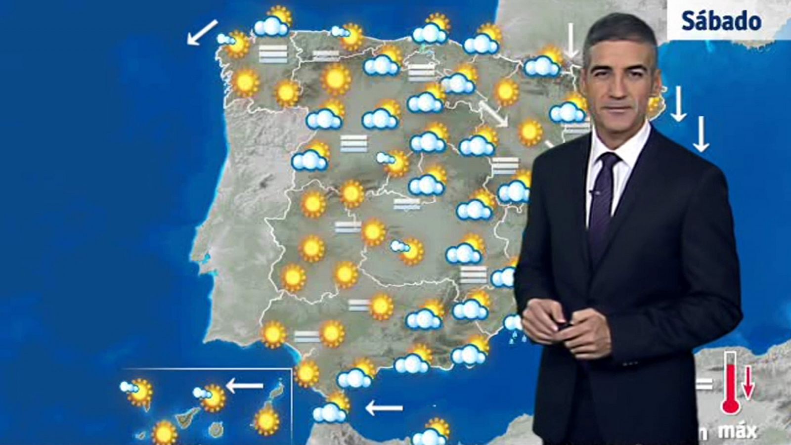 El tiempo: Ascenso de temperaturas en el área mediterránea y descenso en el norte de España | RTVE Play