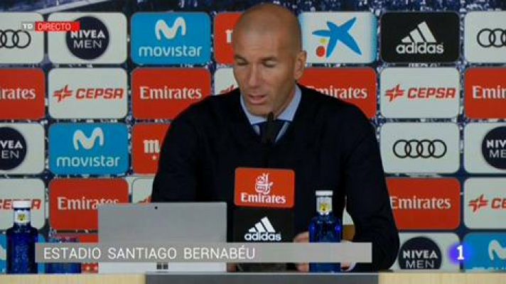 Telediario 1 - Zidane: "Es una derrota que duele"