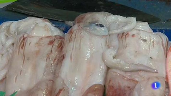 Telediario 1 - El pescado y el marisco no faltan en los hogares asturianos