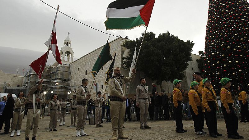 El turismo navideño en Belén desciende tras la decisión de Trump de mover la embajada a Jerusalén