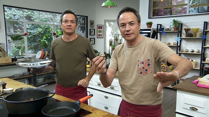 Torres en la cocina - Sopa de pescado y oca con peras