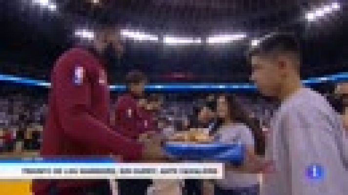 Telediario 1 - Durant gana a LeBron por Navidad