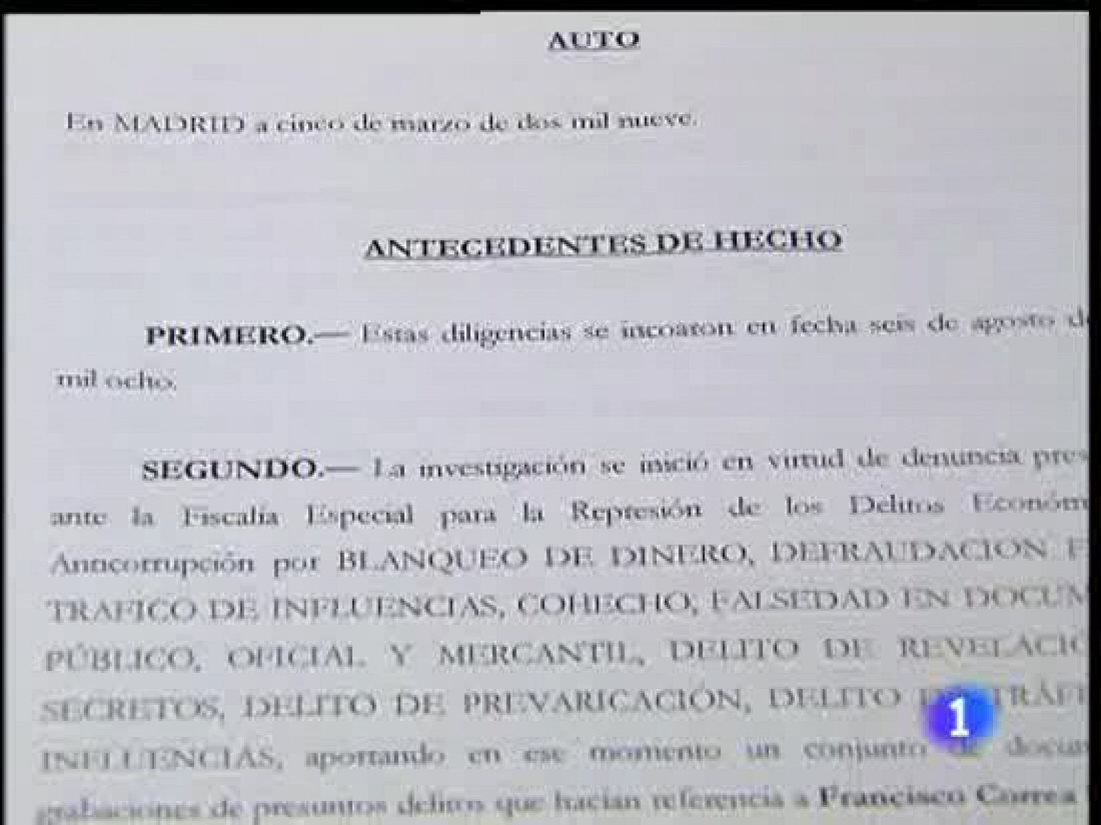 Garzón ha elevado parte de la causa al Tribunal Superior de Madrid