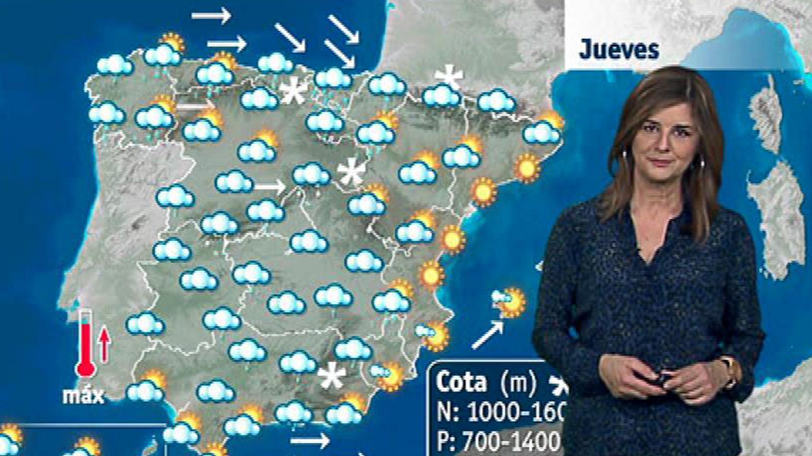El Tiempo: Lluvias en casi toda la Península y fuertes rachas de viento en el noroeste