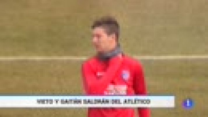 Telediario 1 - Vitolo y Costa no jugarán el amistoso del Atlético