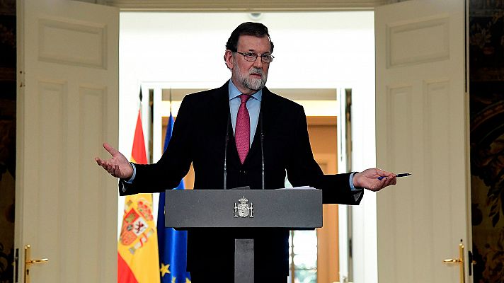 - Rajoy anuncia la sesión constitutiva del Parlament para el 17 de enero