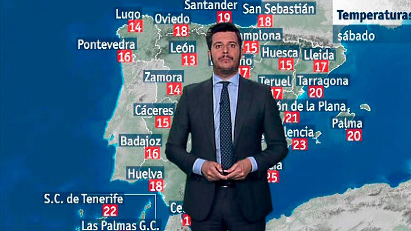 Temperaturas anormalmente altas en el norte y este peninsular y Baleares