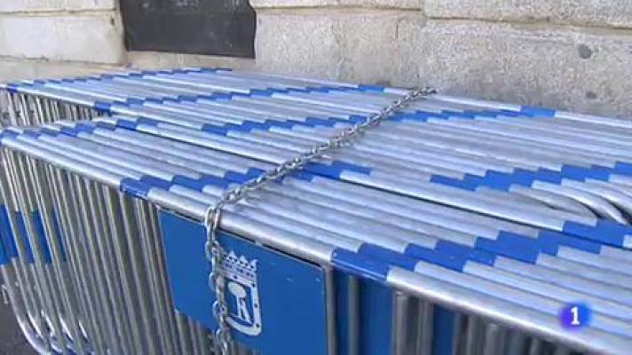 Telediario 1 - Madrid se blinda por tierra y aire de cara a la Nochevieja