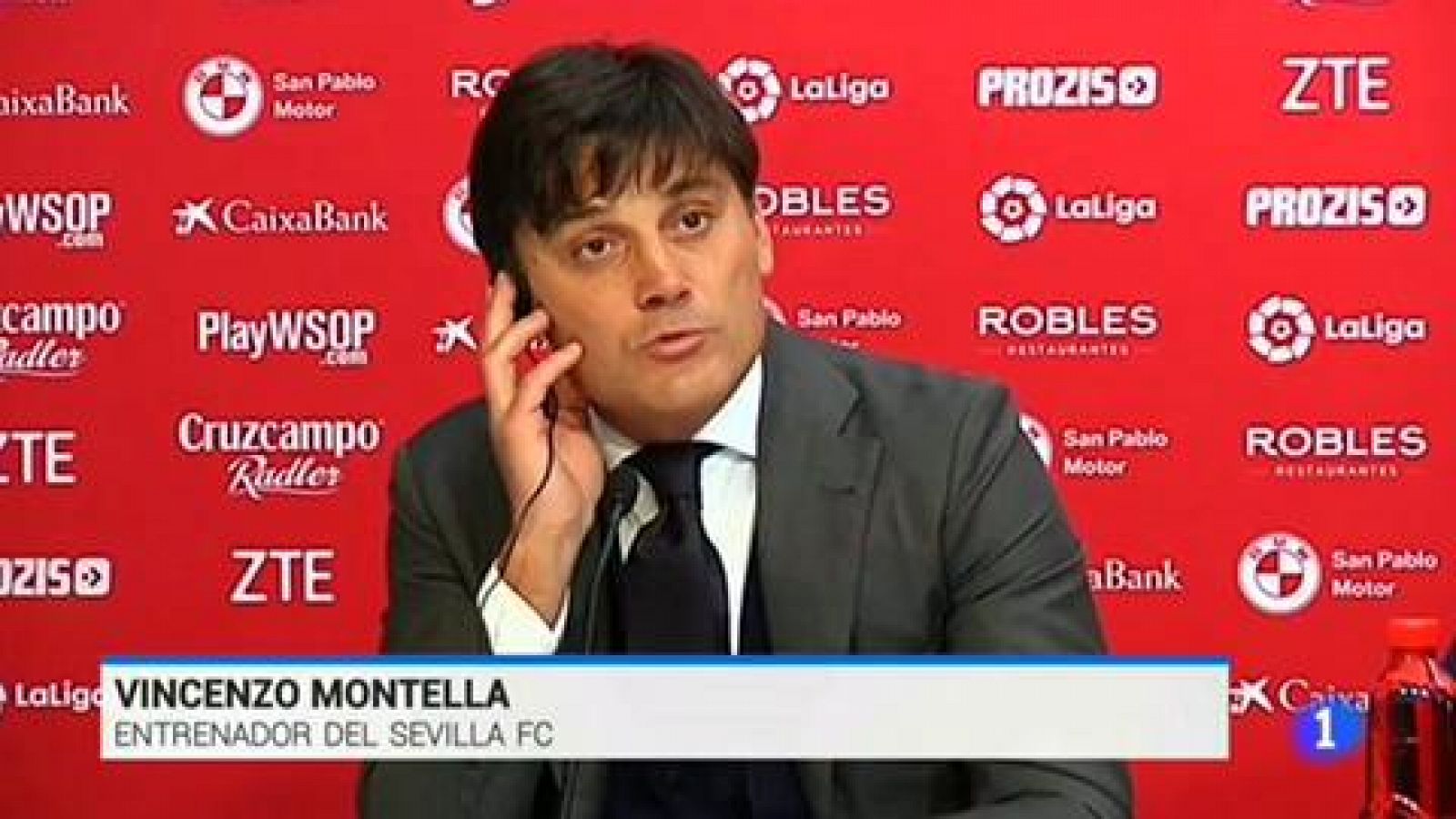 Telediario 1: El italiano Montella ya ejerce como entrenador del Sevilla | RTVE Play