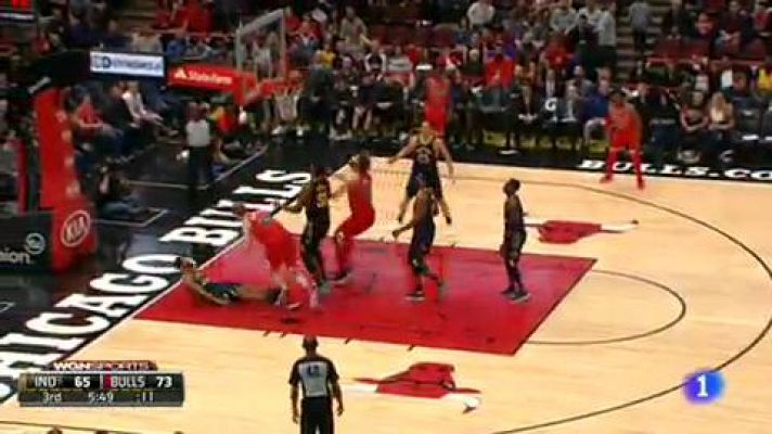 Telediario 1 - Los Bulls siguen en racha y los Hornets sorprenden a los Warriors