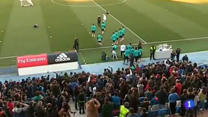 El Madrid se da un baño de multitudes