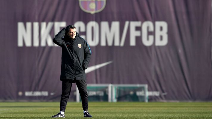 Telediario 1 - Valverde da fiesta a la plantilla del Barça hasta el día 2 de enero