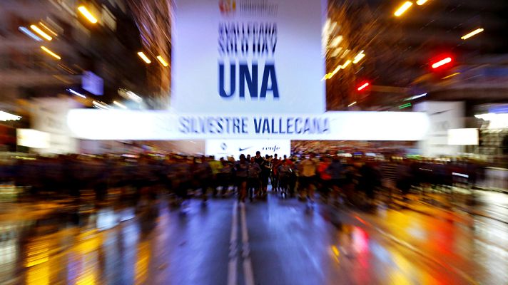 Telediario 1 - La San Silvestre vallecana con más mujeres
