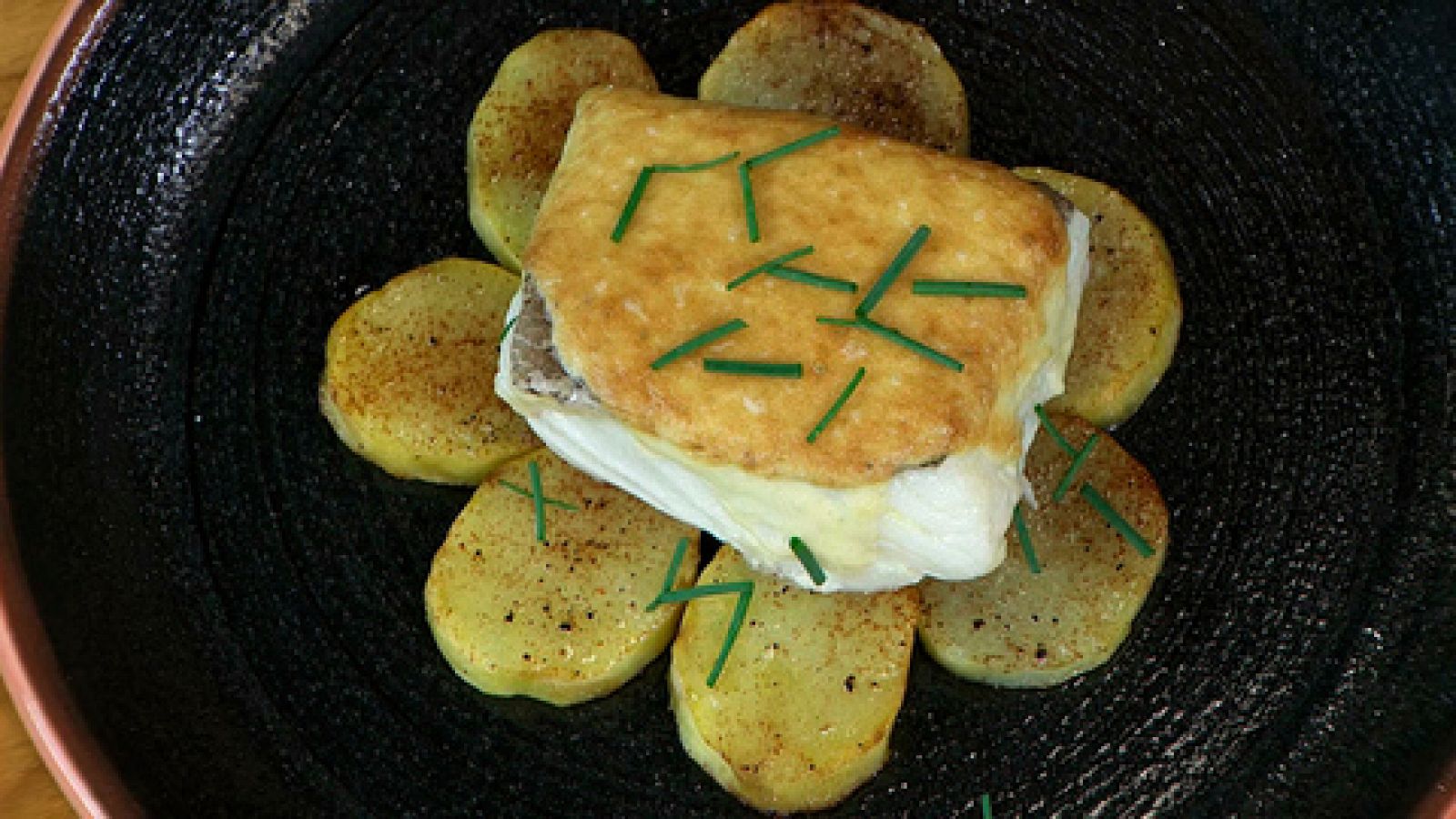 Torres en la cocina - Bacalao gratinado con patatas