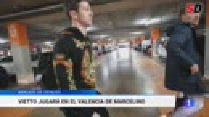 Telediario 1 - Vietto llega a Valencia para ultimar su fichaje por el club valencianista