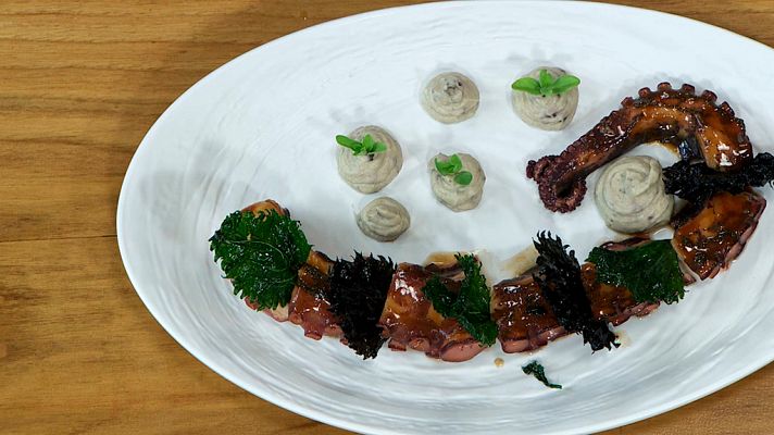 RTVE Cocina - Pulpo lacado