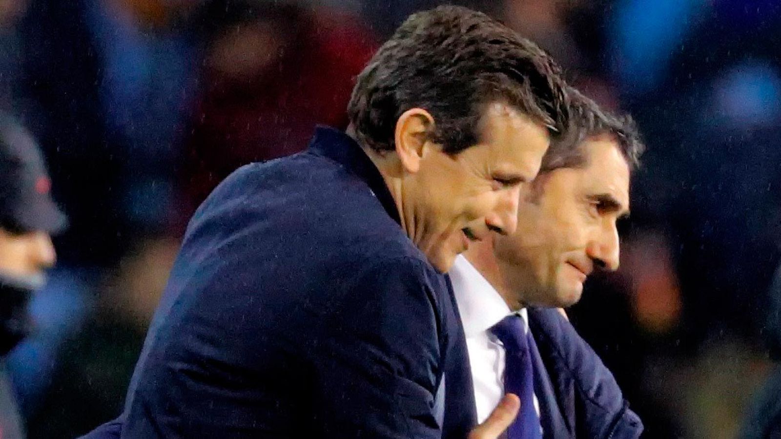 Unzué y Valverde, satisfechos con el empate | Ver
