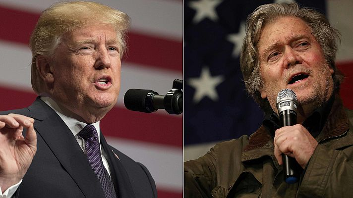 Telediario 1 - Trump intenta frenar la publicación de 'Fire and Fury'