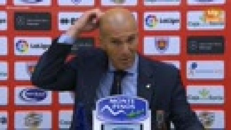 Zidane: "Lo hemos pasado un poco mal en la segunda parte contra diez"