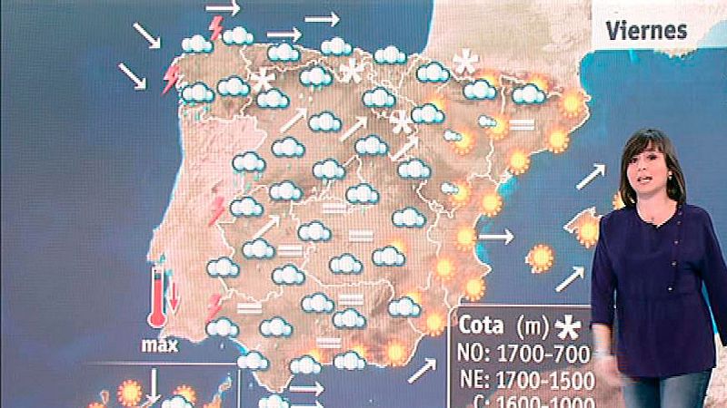 Llegan fuertes lluvias, frío y nieve en el norte peninsular