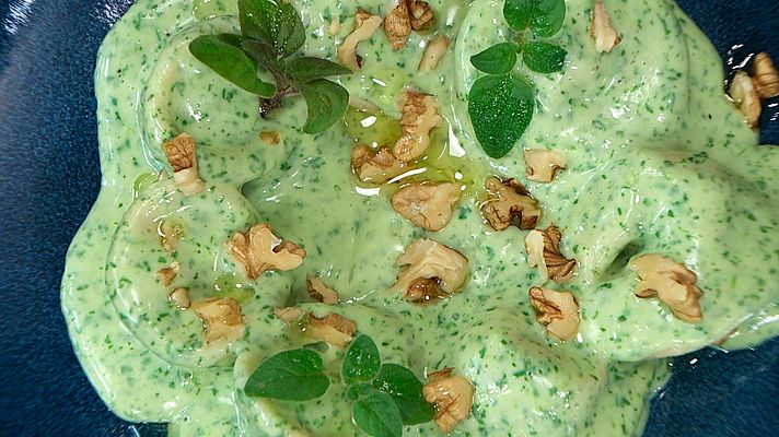 RTVE Cocina - Tortellini de setas con rúcula