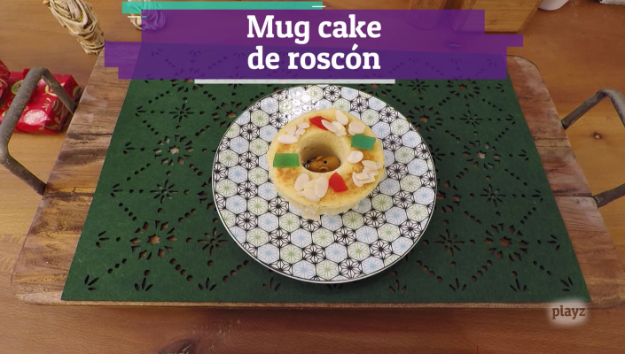 Receta: Mug cake de roscón de reyes
