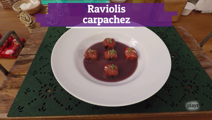 Receta: raviolis carpachez