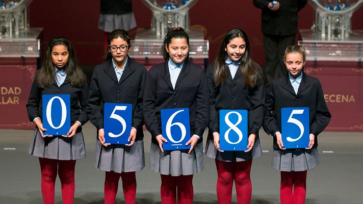 Lotería del Niño - El 05.685, primer premio del Sorteo Extraordinario del Niño de 2018