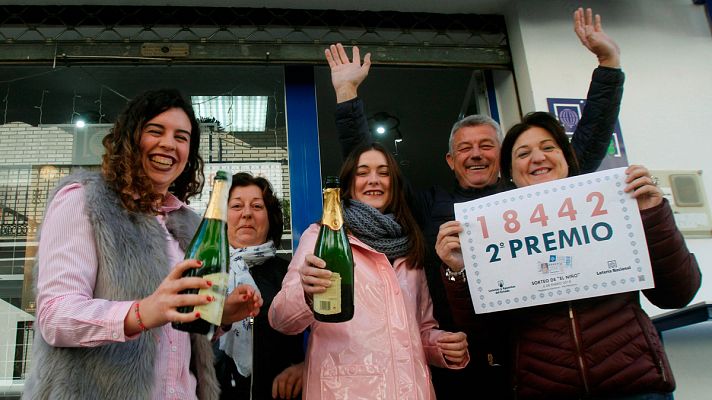 El segundo premio del Niño, el 18.442, se ha vendido en 46 puntos de nuestros país