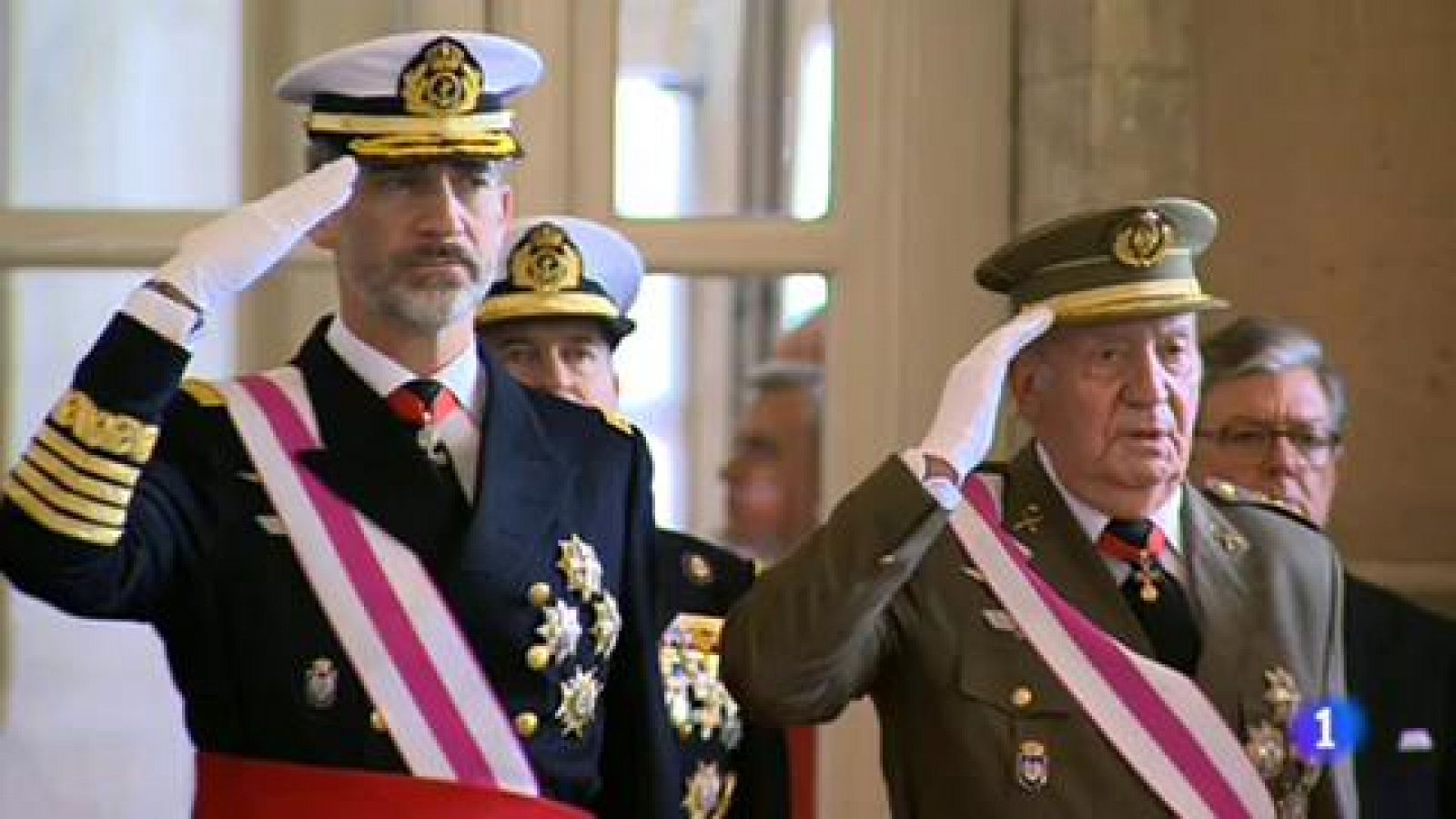 Juan Carlos I asiste a la Pascua Militar por primera vez desde su abdicación