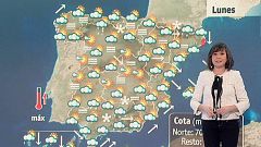 Lluvias en Andalucía y temperaturas bajas