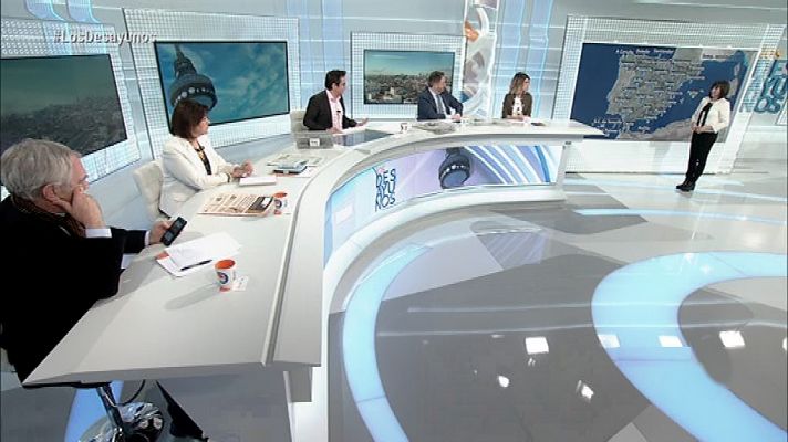 Los desayunos - J.M.Villegas, Ione Belarra, J.L. Ábalos y F. Martínez Maíllo