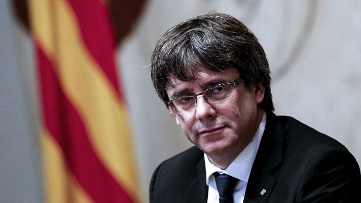 Telediario 1 - Junts per Catalunya propone investir a Puigdemont telemáticamente