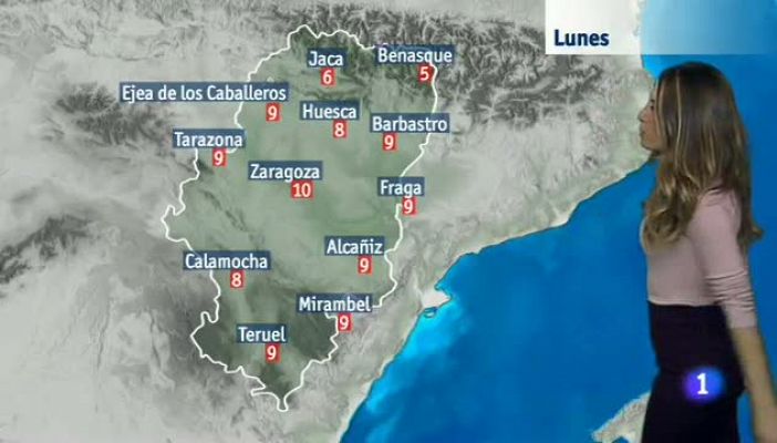 El tiempo en Aragón - 08/01/2018