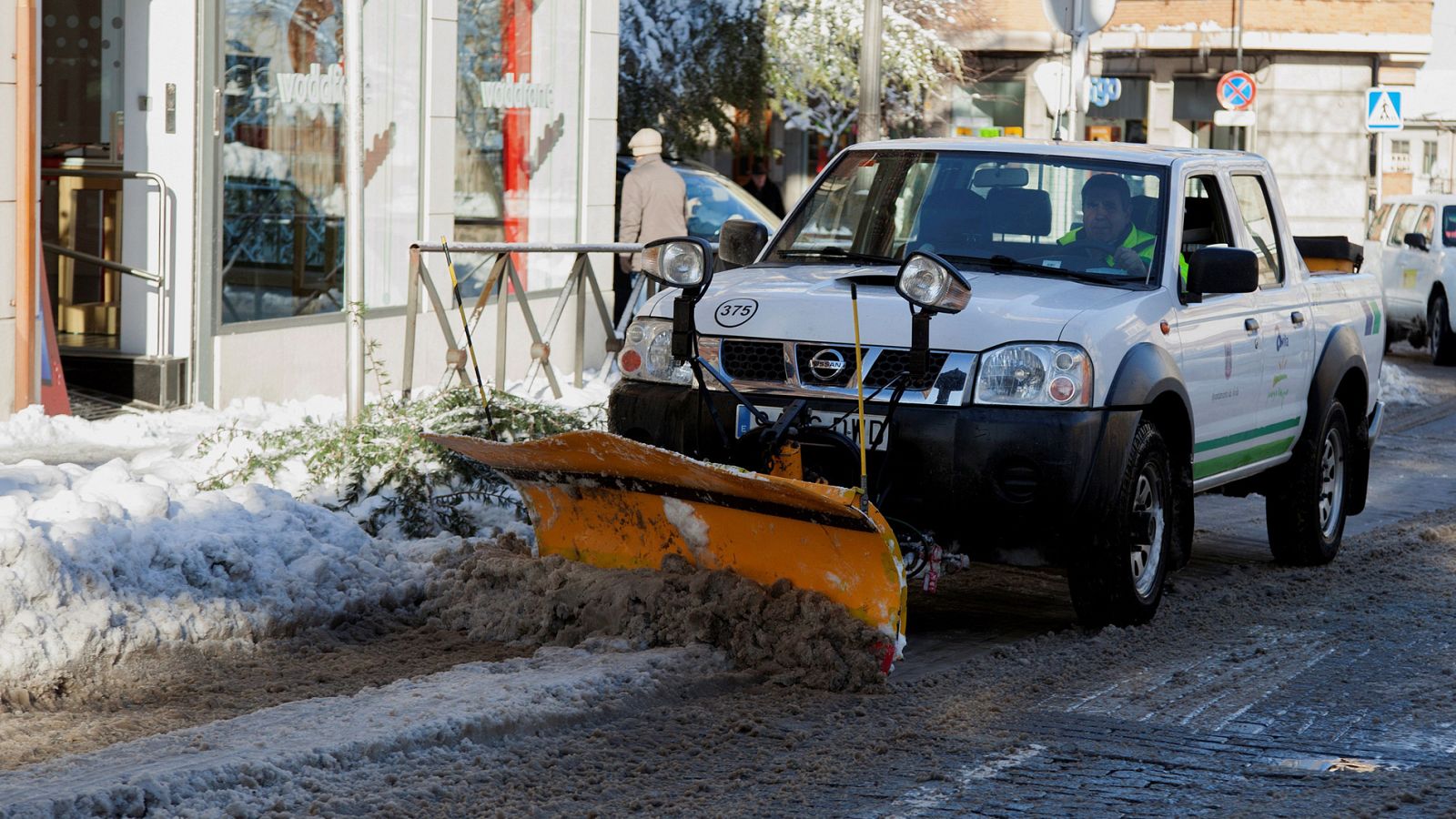 El temporal de nieve deja a miles de alumnos sin clase en Castilla y León