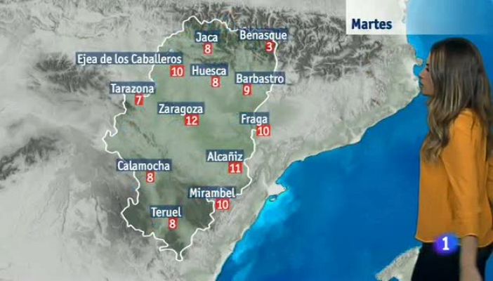 Noticias Aragón - El tiempo en Aragón - 09/01/2018