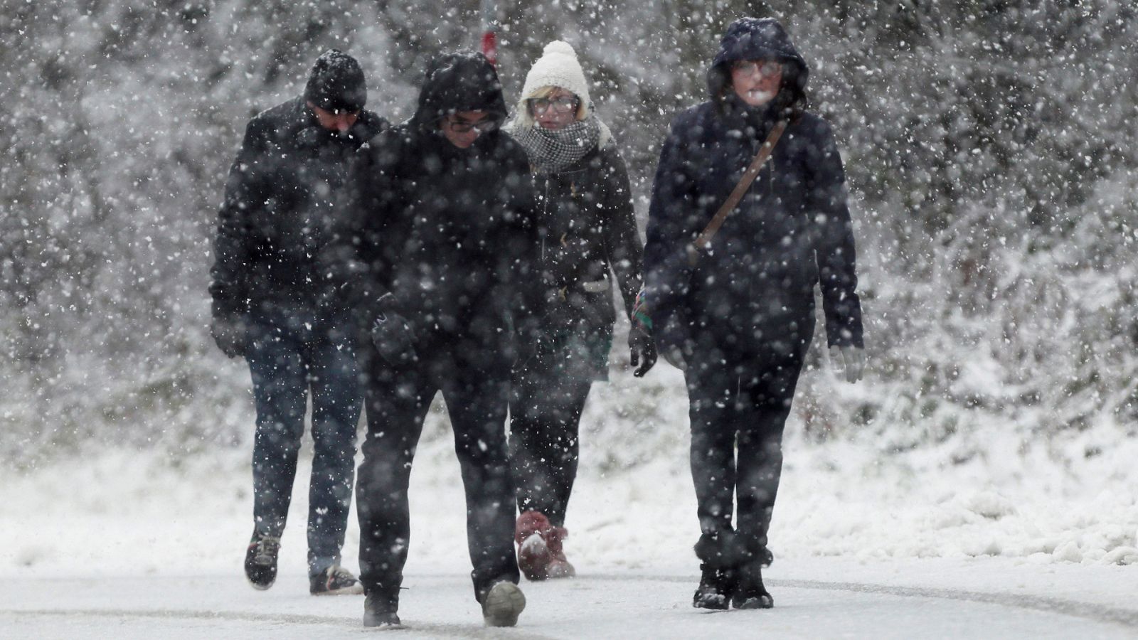 Temporal de frío y nieve: Un nuevo temporal trae lluvias, nevadas y heladas a la Península