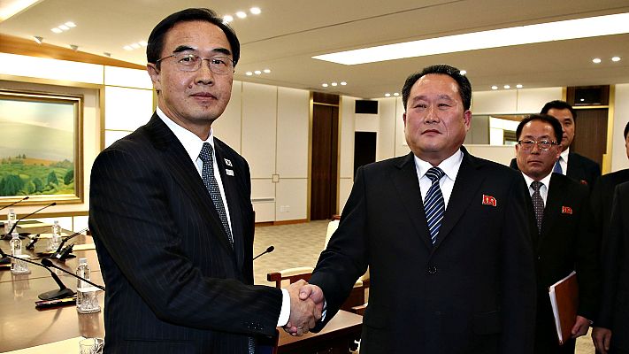 Telediario 1 - Corea del Norte mandará una delegación a los Juegos Olímpicos que organiza Corea del Sur
