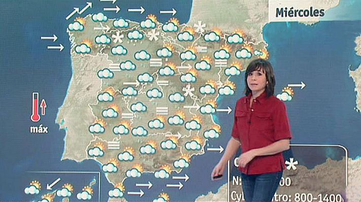 El tiempo - Lluvias y nieve en el norte y el centro, pero menos frío