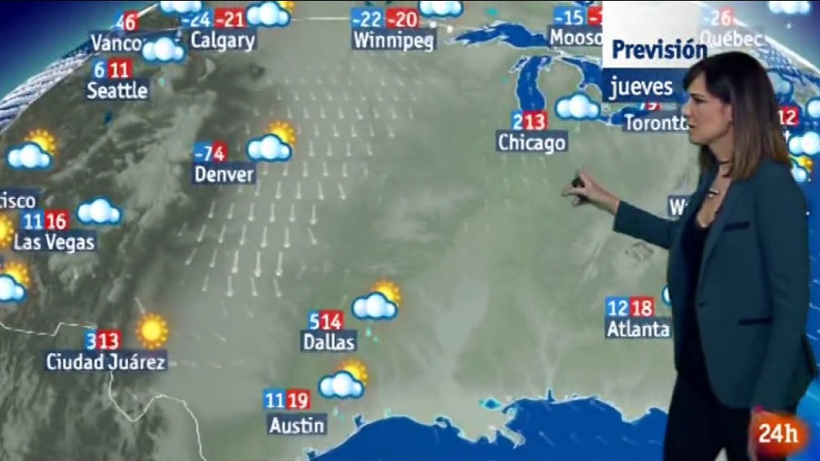 La tarde en 24 horas - El tiempo - 10/01/18 - ver ahora