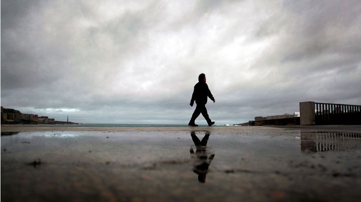 Lluvias persistentes y viento con rachas muy fuertes en el Cantábrico