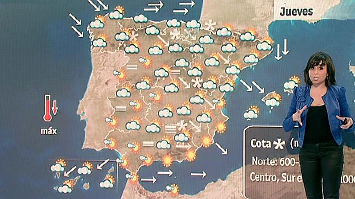 Fuerte viento en el norte y las zonas altas y olas de hasta 8 metros en el Cantábrico