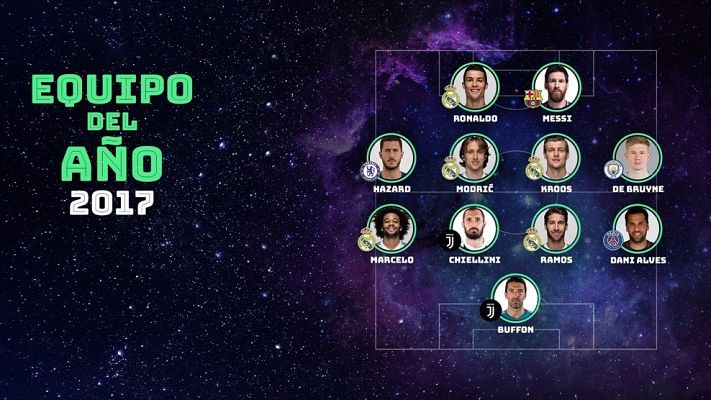 Telediario 1 - Sergio Ramos, único español en el equipo ideal de la UEFA