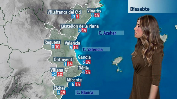 L'informatiu - Comunitat Valenciana - El tiempo en la Comunidad Valenciana - 12/01/18