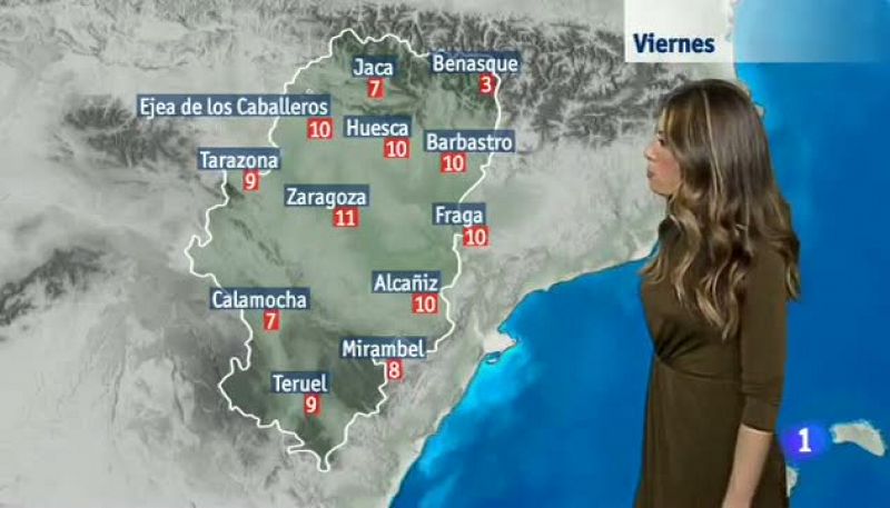 El tiempo en Aragón - 12/01/2018 